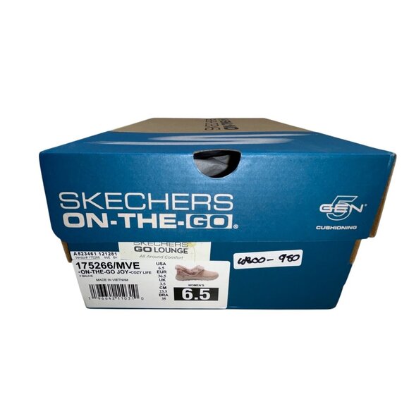 Skechers On-The-Go Joy Lounge Women Pink Leather Gen 5 Slip-On Shoes Size 6.5 - Picture 7 of 7